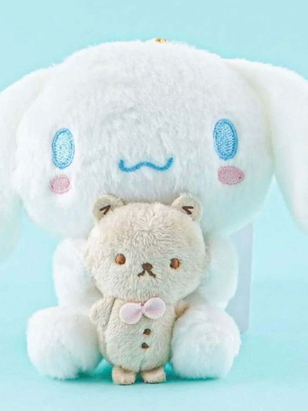 Japan Exclusive Sanrio Plush Keychain Cinnamoroll: Good Friends